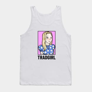 Tradgirl Wojak Meme Apparel Tank Top